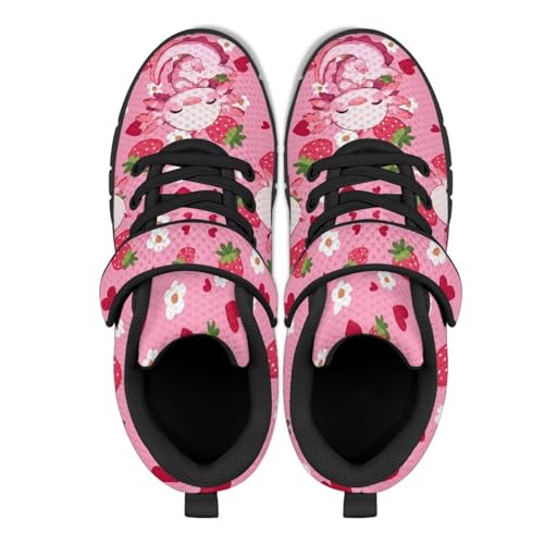 Skull Pink Bow Shoes for Boys Girls Halloween Sneakers for Kids Slip On Tennis Sneakers Mesh Athletic Sports Running Shoes4