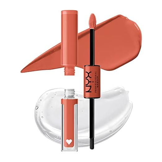 NYX PROFESSIONAL MAKEUP Shine Loud, Long-Lasting Liquid Lipstick with Clear Lip Gloss - Goal Crusher (Mid-Tone Beige)