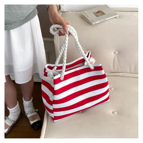 Sac de plage rayé grande capacité pour ne plus jamais manquer de place - 5