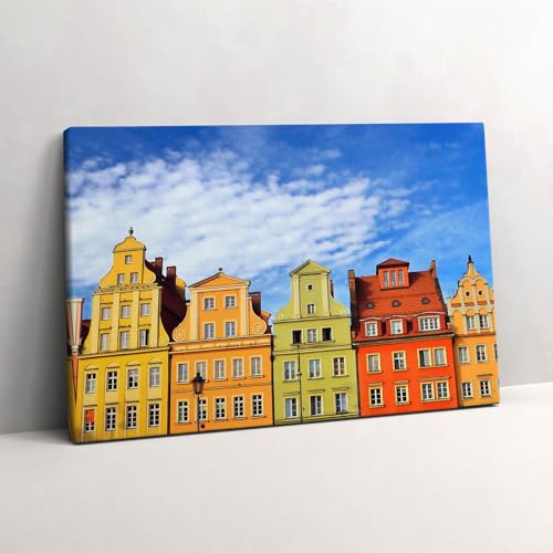 Peinture sur toile art mural de Wrocław en haute définition 60x40