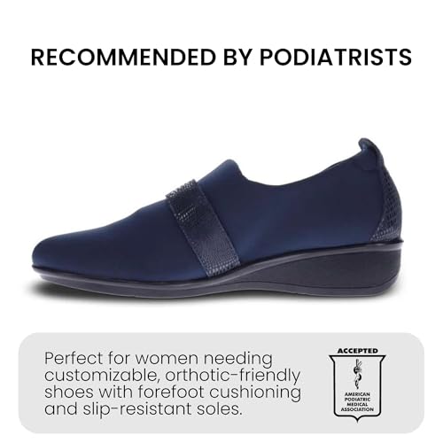 Image of Revere Genoa Women's Stretch Loafer - Elegant Adjustable Leather with Super Soft Stretch Upper and Contoured Removable Footbeds