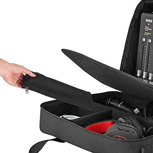 Geekria For Creators Microphone Zippered Pouch 3 Pack Compatible With Shure Sm86, Pga48, Pga58, Audio-Technica Atr1100X, Atr1200X, Tonor Tw-820, Rode Podcaster Travel Protective Bag (Size L) #TOP5