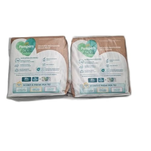 Pampers Pura, 88 hypoallergene Windeln mit 0% Duft und Lotionen, Größe 3 (4-9 kg)