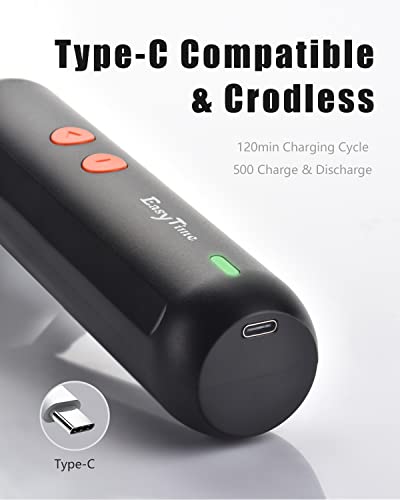 Electric Screwdriver, Cordless Rechargeable Power Screwdriver Set With 2000Mah Battery, 3.7V, 4 Leds, Usb-C Cable, 20Pcs Bits, Automatic & Manual, High Torque 2.5Nm #TOP4