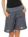 Produktbild Malito Damen Bermuda aus Leinen | Shorts für den Strand | lässige Kurze Hose | Pants - Hotpants 8024 (Jeansblau, M)