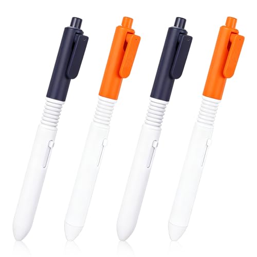 Pen that Sprays Water Water Spary Kids Toy Pen 2 in 1 Funny Prank Retractable Pens for Pranks and Tricks Writing and Spraying Blue & Orange 4pcs