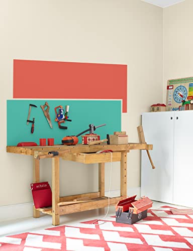Alpina Farbenfreunde – Nr. 15 Käferrot – Wandfarben speziell für Kinderzimmer – für ein gesundes und behagliches Raumklima – 2,5L – Ansicht 2