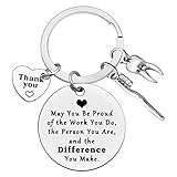 Xiahuyu Dentist Keychain Dentist Appreciation Gifts Dental Hygienist Gift Dental Assistant Gift Dentist Graduation Christmas Birthday Retirement Thank You Gifts for Dentist