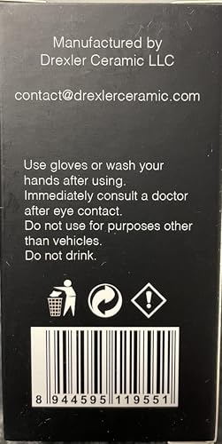 Drexler Ceramic Wheel Coating 20ml – 9H Professional Grade Hydrophobic Protection | High Gloss or Matte Finish | Water & Dirt Repellent for All Wheel Types