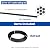 MUZATA 150ft 1/8" Black Wire Rope T316 Stainless Steel Marine Grade for Indoor Cable Railing Aircraft Stair Deck Fencing 7x7 Strand DIY Balustrade Hanging WR19 WP1