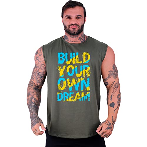 Kit 5 Regatas Machão Longline Masculina MXD Conceito Sem Manga Treino Academia Musculação Estampada