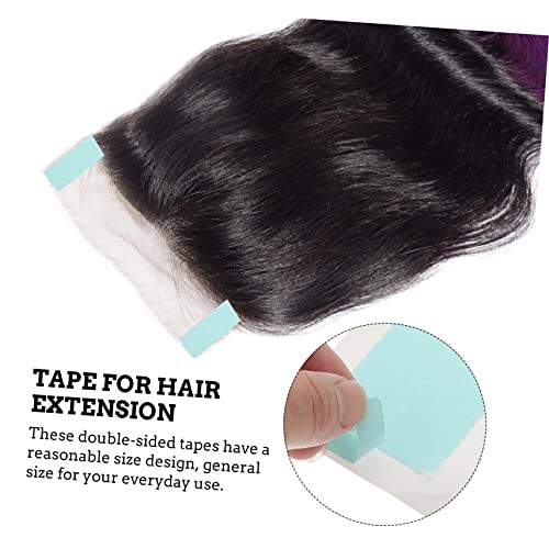 FRCOLOR 35 Folhas Filme De Extensão De Cabelo Fita Dupla Face Mini Fita De Renda Tiaras Mini Adesivo