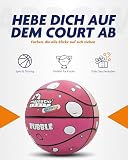 Majestic Sport Basketbälle für Kinder, Jugendliche and Erwachsen größe 4, Basketball Outdoor Indoor, Bubble Pink