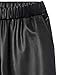 The Drop Women's @lisadnyc Faux Leather Pull-On Jogger, Black, M