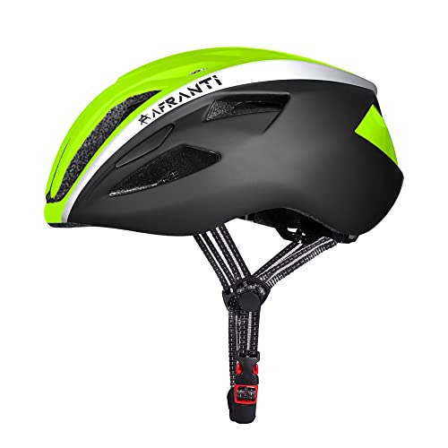 Afranti Helm für Erwachsene, Fahrradhelm für Männer und Frauen 55-61 cm Verstellbarer Leichter Fahrradroller Multi-Sport-Helm Schlagfestigkeit Belüftungshelm Cover