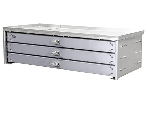 Stellar 39662, (3) Drawer Heavy-Duty Steel Toolbox- 11.25" H x 42" W x 16.75" D