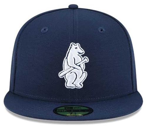 New Era Chicago Cubs 5950 Cooperstown 1914 Fitted Wool Navy Cap miniatura 2