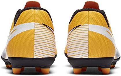 Nike Jr. Mercurial Vapor 13 Club MG Youth Soccer Cleats (Numeric_4) Yellow/White/Black | Image 5
