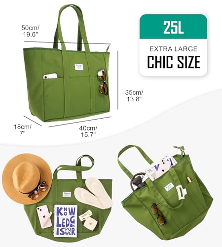 Bagelite Canvas Work Tote Bag