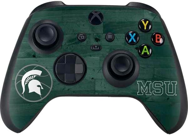 Skinit Decal Gaming Skin Compatible with Xbox Series X Controller - Officially Licensed Michigan State University MSU Letters Design