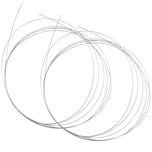 Diamond Wire Saw, 0.25mm x 2 Meters Total, Superfine Cutting String Blade Tool for Removal Mirror Jade Ceramic Tiles Small Stone Materials, Minimal Loss, Circular Thin Thickness Jewelry Cable Cutter