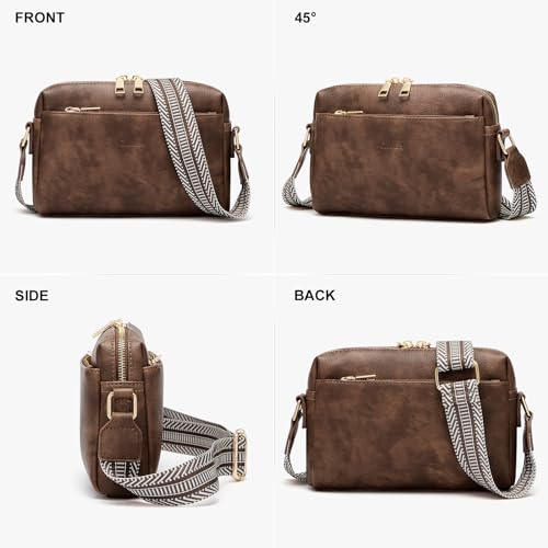 Cnoles Crossbody Bag Small Women Shoulder Cell Phone Handbags Fashion Vegan Leather Purses For Women with Guitar Strap3