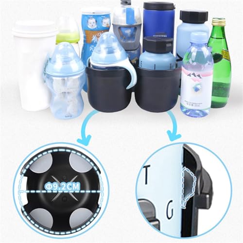 Porte-gobelet 2 en 1 pour poussette design et robuste