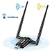 USB WiFi Adapter, Inamax 1200Mbps Wireless Network WiFi Dongle with USB3.0 High Gain Dual Antennas for Desktop Laptop PC Mac,Dual Band 2.4G/5G 802.11ac,Support Windows 10/8/8.1/7/Vista/XP,MacOS10.5-14