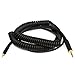 Shure HPACA1 Replacement Headphone Cable, Coiled for Headphones, Black