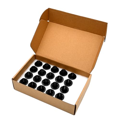 Image of M12x1.5 Wheel Lug Nuts, 20pcs Black Mag Lug Nut with Washer Compatible with Avalon Camry Highlander Prius Sienna, IS300 LFA HS250h GS450h