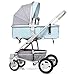 Produktbild lquide Doppel-Tandems Tragbarer Mini-Kinderwagen, Aufbewahrung Dünner, Leichter Kinderwagen Mit Kapuze, Reiseabdeckung Abnehmbarer/Verstellbarer Wagen 614 Kinderwagen Kinderwagen (Farbe: Grün)