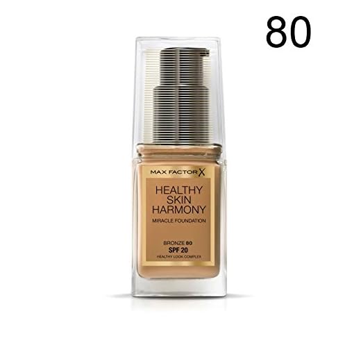 3 x Max Factor Healthy Skin Harmony Miracle Foundation - 80 Bronze