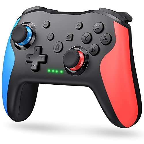 Wireless Controller for Nintendo Switch, Wireless Switch Pro Controller for Switch/Lite/OLED ,Replace for Switch Controller with Adjust Turbo,Vibration,Built-in 600mAh Battery for Switch Controller