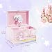 ProCase Childrens Jewelry Box, Kids Jewelry Organizer with Unicorn for Little Girls, Jewelry Case Gift for Toddler Age 2 3 4 5 6 7 8, Image 6