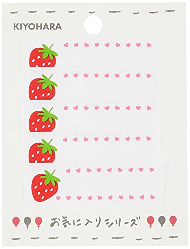 KIYOHARA お気に入りネームラベルSS いちご MOW577