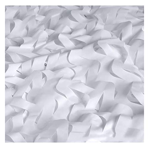 Filet de camouflage blanc 2x8m résistant pour aménagement de camping