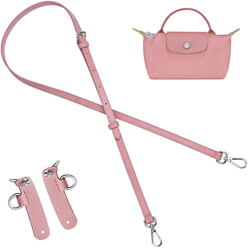 Image of Jiesinlov Leather Bag Shoulder Strap Replacement Crossbody Adjustable Conversion Kit Fit for Mini Pouch
