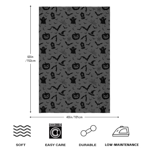 Image of Spooky Halloween Blanket, 40x60inches