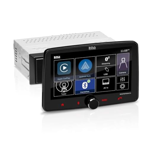 BOSS Audio Systems BVCP9700A-FL CarPlay Android Stereo, 7 Inch Touchscreen