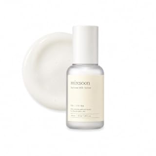 Mixsoon Suero de Leche de Soja - Leche Hidratante para el Rostro, Suero Hidratante y Reafirmante para el Rostro, Fórmula Nutritiva para una Piel Lisa 50ml / 1.69 fl.oz. Cuidado de la Piel de Vidrio | Hydrating Milky Serum with Vegan Collagen & Peptides, Skin Barrier Repair, Elasticity & Radiant Glow, 50ml