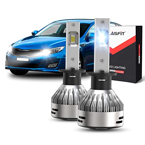 Lasfit H1 Led Bulbs 60W 6000Lm Fog Light Bulbs- 6000K White Adjustable Beam (Pack Of 2) #TOP19