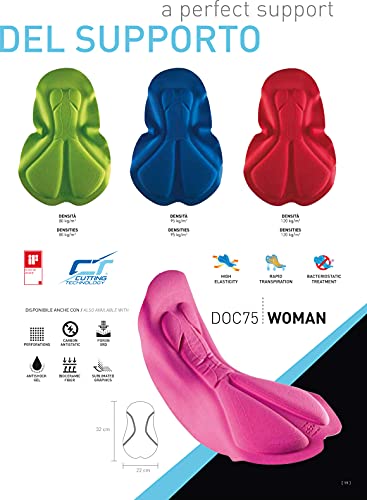 Roupa de ciclismo feminina Zimco, peça única, roupa de ciclismo acolchoada, Bolinhas, GG