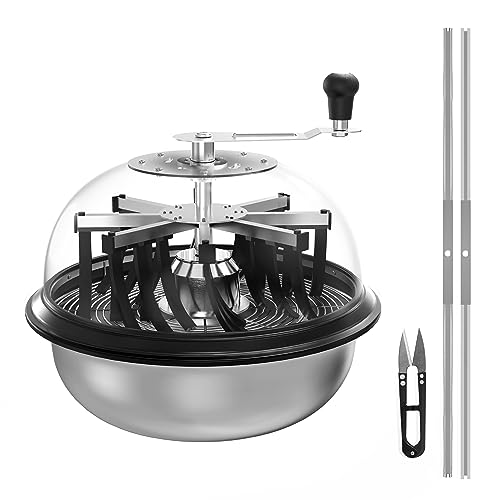 iPower Bud Leaf Bowl Trimmer 16' with Sharp Stainless Steel Blades, Twist Spin Cutting for Buds,...