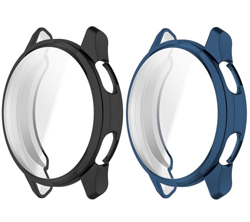 SHEAWA for Garmin�K�[�~�� Approach S50 �P�[�X �J�o�[ 2�Z�b�g �ی�P�[�X TPU �\�t�g�J�o�[ �Ռ��z�� �d�C���b�L �A�N�Z�T���[ (�u���b�N+�_�[�N�u���[)