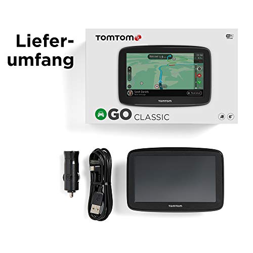 TomTom Navigationsgerät GO Classic (6 Zoll, Stauvermeidung dank TomTom Traffic, Updates Europa, Updates über Wi-Fi), Schwarz - Image 6