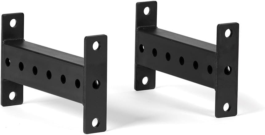 Titan Fitness 12" Side Bracings for T-3 Series Space Saving Rack, Wall Mount Bottom Stabilizing Extensions, 2x3 11-Gauge Steel Supports, Power Rack Stability Kit