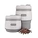 Produktbild iTrunk Zusammenklappbare Kaffeetasse mit Deckel 380ml Auslaufsicher Wiederverwendbare Silikon Wiederverwendbare tragbare Kaffeetasse für Outdoor Reisen Camping Wandern Bpa Freies Nahrungssilikon