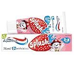 Aquafresh Paw Patrol Splash Toothpaste 3-8 years, Kids toothpaste, Strawberry flavour, 75ml