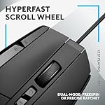Logitech G502 X Wired Gaming Mouse - LIGHTFORCE hybrid optical-mechanical primary switches, HERO 25K gaming sensor, compatible with PC - macOS/Windows - Black - Image 3