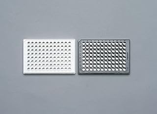 Corning 96-Well Clear Bottom Microplate with Lid, Polystyrene, Sterile, Black, TC-Treated, Flat Bottom; 100/Cs